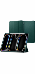 Spigen Pouzdro na tablet Urban Fit pro iPad Pro 11 M4 2024, půlnoční zelená
