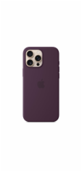 iPhone 16 Pro Max Silicone Case with MS - Plum