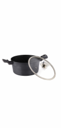Hrnec DOMOLETTI GREY METALLIC, 24 cm, 4,4l