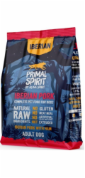 PRIMAL SPIRIT Iberian 70% Vepřová šunka – polomokré krmivo pro psy – 1 kg