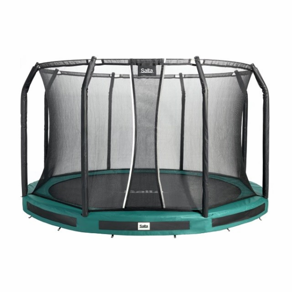 Trampolína Premium Ground Combo 396 cm zelená