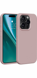 Silikonové TPU pouzdro Etteri pro iPhone 15 Pro světle růžové