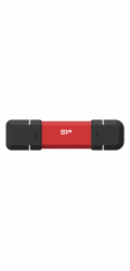 Silicon Power DS72 USB paměť 500 GB USB Type-A / USB Type-C 3.2 Gen 2 (3.1 Gen 2) Červená