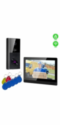 EVOLVEO DoorPhone AHD10, Sada domácího WiFi videotelefonu s ovládáním dveří a RFID, černý 10" monito