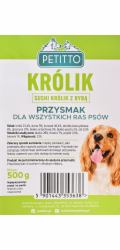 PETITTO- Sushi Królik z Rybą - Przysmak dla psa - 500g