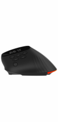Acer Smart Fit Vertical Mouse - Black, Wireless RF 2.4GHz + BT (2x) + USB, vertikální (pro praváky), citlivost 8000 DPI