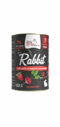 SYTA MICHA Chef Rabbit with turnip, strawberry and rosemary - vlhké krmivo pro psy - 400g