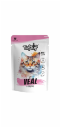 TUF TUF with veal - mokré krmivo pro kočky - 100g