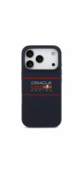 Red Bull Silicone Horizontal Logo MagSafe Zadný Kryt pre iPhone 17 Pro modrý