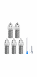 Elegoo Sada trysek 0,4 mm/0,6 mm/0,8 mm pro 3D tiskárny Neptune 4/4 Pro - kalená ocel
