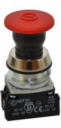 Promet Bezpečnostní tlačítko 30mm 0Z 2R (W0-NEF30-UDR 2Y C)