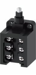 Siemens Koncový spínač Sirius, otevřené plastové pouzdro, 30 mm, 2NO+1NC, zpožděné kontakty, kovový kolík, IP10, 3SE5250-0PC05
