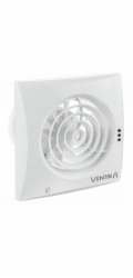 Ventika Axiální ventilátor O100 230V 7,5W 97m3/h 25dB kuličková ložiska bílý s časovačem ECHO D100QWC