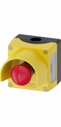 Siemens Pouzdro pro 22mm kulaté ovládací přístroje, plastové, horní část, žluté 3SU1801-0NB00-2AC2
