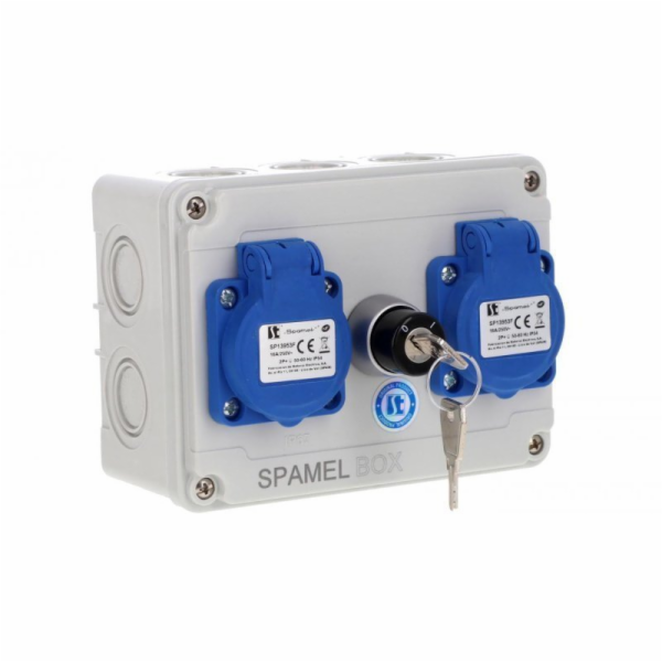 Spamel Rozvaděč SP22-SAA-01 2x3x16A INA=10A IP54 SB-00150...
