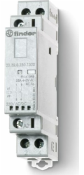 Finder Modulární stykač 2R 25A 230V AC/DC, indikace provozu + LED, 17,5 mm 22.32.0.230.4420