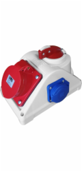 ELS Elektrotechnika Rozvaděč COMBO 16/5 L-0-P 2x230V IP44
