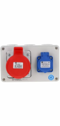 Spamel Rozvaděč 5x16A 3x16A INA=16A IP54 SB-001705-S0010-54