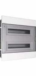 Elektro-Plast Modulární rozvodnice pod omítku 2X18 Ip40 Srp-36/2 Průhledné dveře 2,88 Elektroplast Opatówek