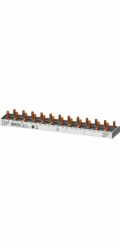 Siemens Propojovací lišta 3P+N 10mm2, 12 modulů, pro úzké jističe 1P+N (5SV1, 5SV6, 5SL60), plná izolace 5ST3673-0