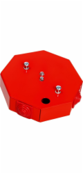 Simet Protipožární krabice PIP-1AN R3x2x4 osmihranná, E90, odbočná, rozměry 115x28x123mm, červená 84621616