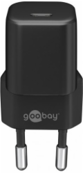 Goobay Nabíječka USB-C PD (Power Delivery) Fast Charger Nano (30W) černá
