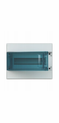 ABB Hermetický modulární rozvaděč Mistral65 1x12 12M IP65 63A třída II, průhledné dveře H65P12X120750 1SLM006500A2212