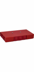 Simet Protipožární krabice PIP-2AN R3x3x4 obdélníková, E90, odbočná, rozměry 103x30x197mm, červená 84622656