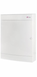 Eti-Polam Multimediální rozvaděč 3x18 pro povrchovou montáž vybavený zásuvkovou deskou a lištou TH / IP 40 400V AC / ECT 3X18PO MEDIA-MOD 0011013