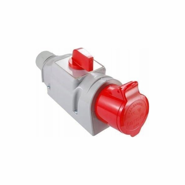 Tarel Plně izolovaná zásuvka 32A/400V 3P+N+Z s vypínačem ...