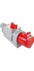 Tarel Plně izolovaná zásuvka 32A/400V 3P+N+Z s vypínačem LOP 197