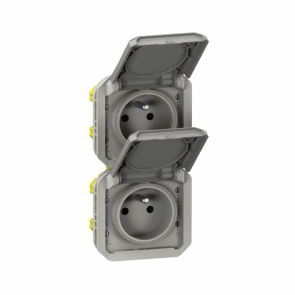 Legrand NOVÁ PLEXO Zásuvka 2x2P+Z vertikální mechanismus ...