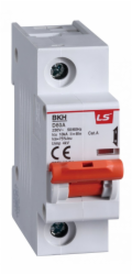 LSiS Jistič 1P D 63A 10kA AC BKH 06110333R0