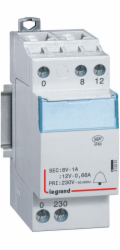 Legrand Modulární transformátor pro zvonek 12/8V 8VA TR308 413091