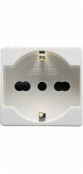 Gewiss Zásuvka 2P+E italský/německý standard 16A 250V bílá (GW20246)