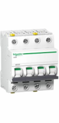 Schneider Electric Jistič iC60N 4P 25A, charakteristika C (A9F04425)