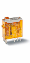 Finder Relé 2P 8A 230V AC LED indikátor testovací tlačítko (46.52.8.230.0054)
