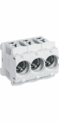 Hager Pojistková patice pro lištu 3P D01 16A 400V SIS/D01/3 (LD047)