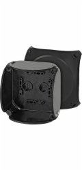 Hensel Rozvodná krabice 104 x 104 x 70 mm IP66/67 černá KF 0400 C (62000084)