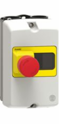Lovato Electric Pouzdro IP65 pro povrchovou montáž pro SM1P šířky 80 mm včetně tlačítka nouzového zastavení (SM1Z1702P)
