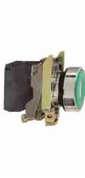 Schneider Electric Ovládací tlačítko 22mm zelené s vratnou pružinou - XB4BA31