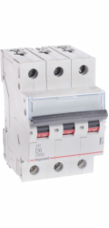 Legrand Jistič 3P D 6A 6kA AC S303 TX3 (403751)