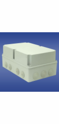 Elektro-Plast Povrchová krabice, hermetická, prázdná, s membránami, 348 x 228 mm, IP65, PH-5B.3, šedá (28,56)