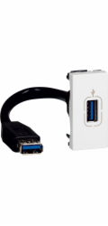 Legrand Zásuvka USB 3.0 s kabelem, bílá (078746)