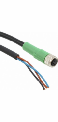 Phoenix Contact Kabel senzoru , 3pinová přímá zásuvka M8, volný konec, 3 m, SAC-3P- 3,0-PUR/M 8FS (1669725)