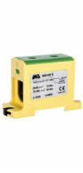 EM Group Jednokolejný konektor sběrnic 6-95 mm2 žlutozelený EURO (606095 E)