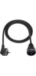 Elgotech Ekonomický prodlužovací kabel 1 zásuvka s/bez 5m černý (EPS-105-2)