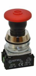 Promet Bezpečnostní tlačítko 30mm 1Z 1R (W0-NEF30-UDR XY C)