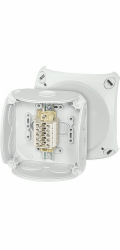 Hensel Rozvodná krabice 104x104x70 5x4mm2 CU/AL IP66 šedá RK 0405 T (62000174)