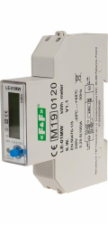 F&F 1fázový elektroměr 5/100A 230V s displejem LE-01MW